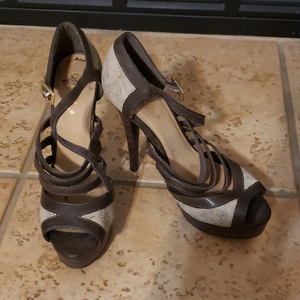 Stiletto heel sandals